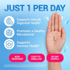 Dr. Berg Probiotic Supplement side view showing ingredient facts