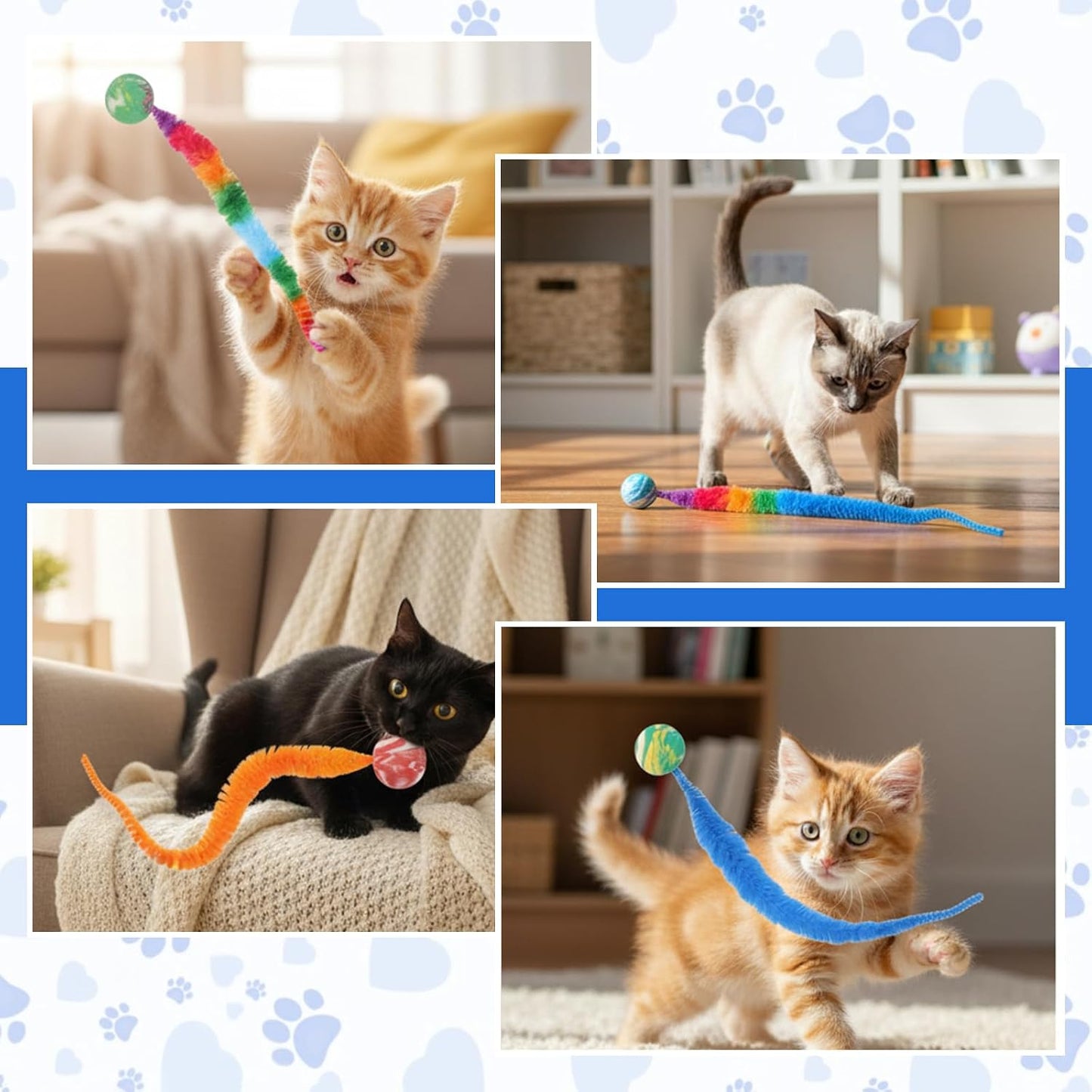 Close up of premium non toxic materials on Skrfren pet party favor toy