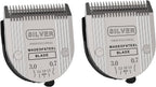 [3 Pack] 5 in 1 Replacement Blades Compatible with Wahl Bravura Clipper ChromadoCreativaFigura Dog Clippers for Dogs Grooming (Silver) - Image 9