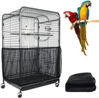 Diagram showing how to install Asocea mesh guard on birdcage