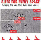 MudGuard Mat quick dry pet mat trapping dirt from muddy dog paws