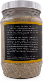 Dubia roach food powder texture close up