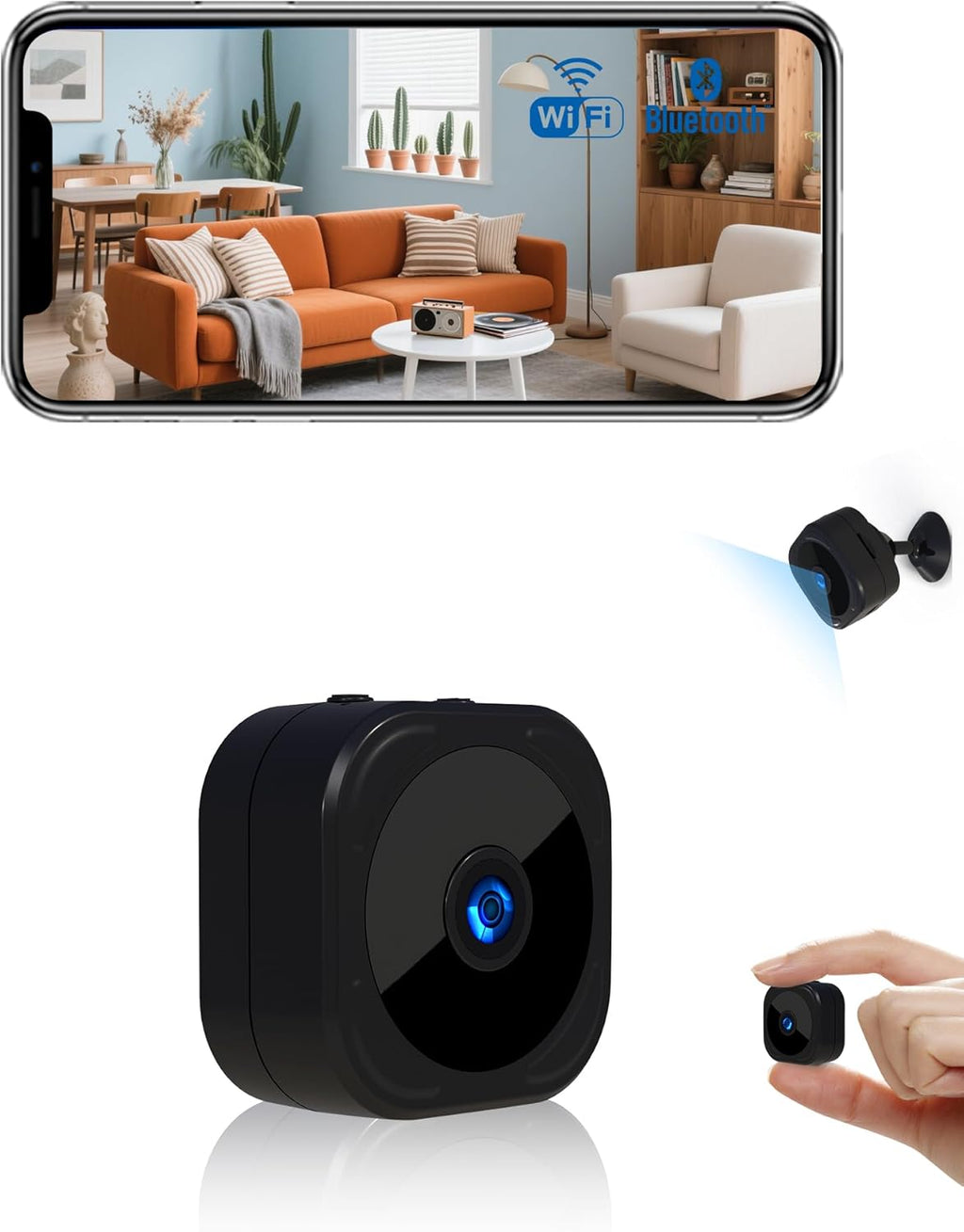 Aobocam 1080p mini wifi security camera front view