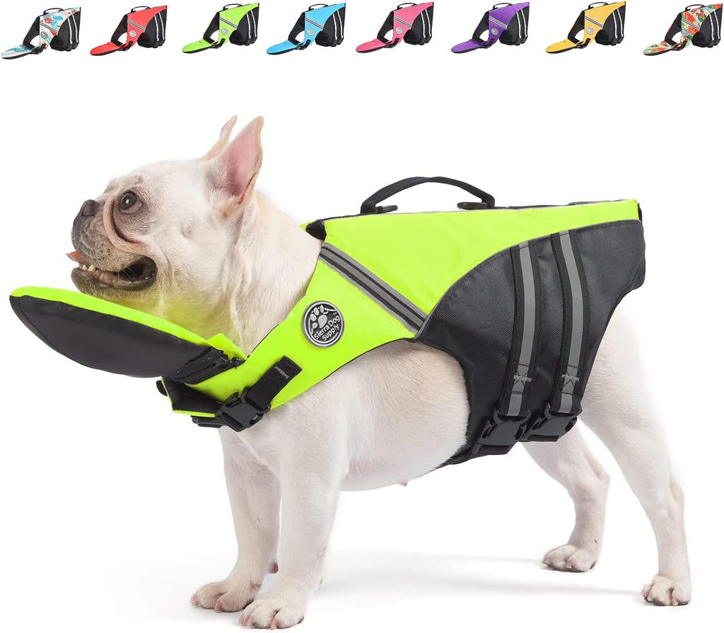 Mklhgty Dog Life Jacket, Reflective Dog Life Vest with Removable Neck Float High Buoyancy for Swimming and Boating, Ripstop Pet Safety Swimsuit Rescue Handle for Small Medium Large Dogs - Image 13