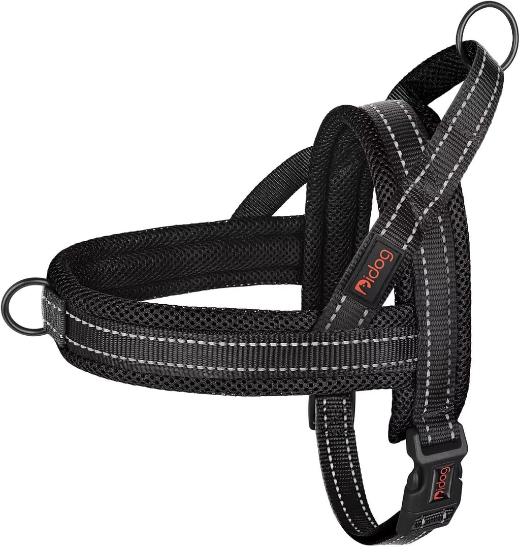 Didog No Pull Dog Harness with Breathable Mesh Padded,Reflective & Quick Fit Light Weight Dog Strap Vest Harness,Easy for Walking Training (L:Chest 26-32", Mesh-Hot Pink) - Image 10