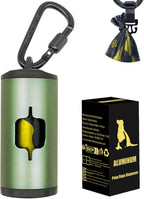 Metal Dog Poop Bag Holder 2-Pack w/Leash Clip|Durable Scratch-Resistant Aluminum|30 Bags+6 AccessoriesBlack - Image 10