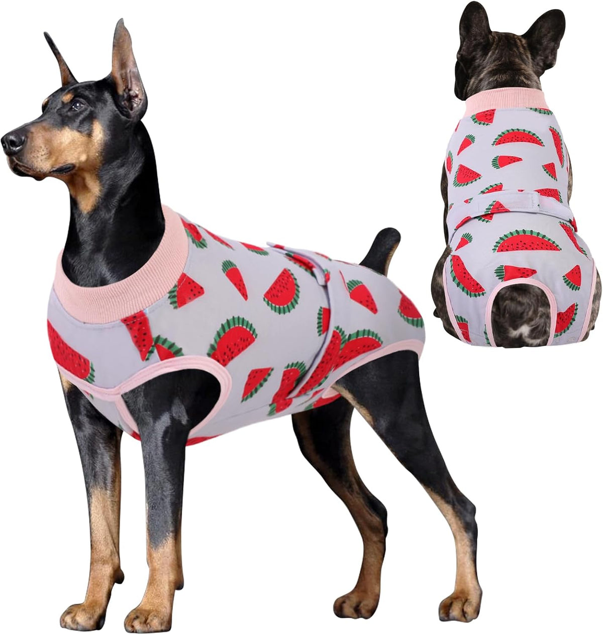 KOESON Dog Surgery Recovery Suit, Soft & Breathable Dog Onesie for Surgery Female Male, Lightweight Recovery Suit for Dogs Post-Op Care, Anti Licking Surgical Bodysuit for Medium Dogs - Image 12