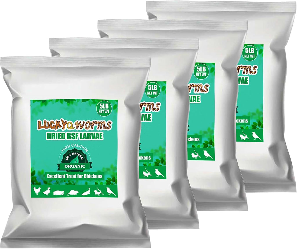 20lbs Mealworms, High-Protein Dried Mealworms for Birds, Chickens, Turtles, Fish, Hamsters and Hedgehogs, Non-GMO and Chemical Free, All Natural Animal Feed - Image 12