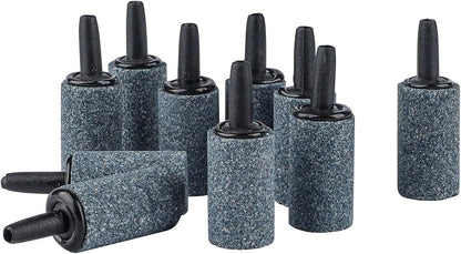 Pawfly non toxic mineral air stones showcasing the durable nozzles for secure aquarium tubing connection
