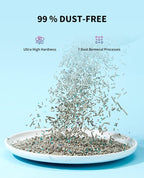 Petkit mixed cat litter texture and granule detail