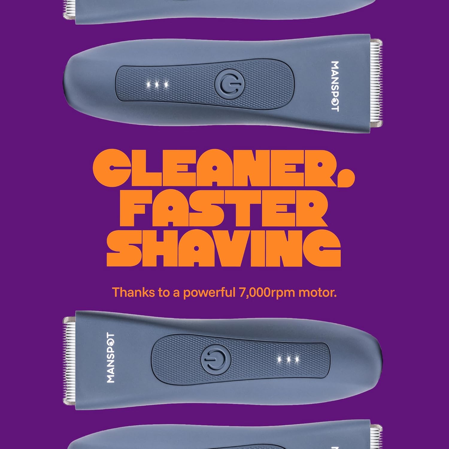 Waterproof personal care grooming tool being cleaned under water