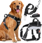 PartsBling dog car harness front view on model