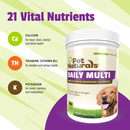 Pet Naturals dog multivitamin soft chews texture close up