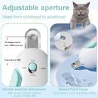 YOOIU kitten nail trimmer with the hidden file pulled out from the non slip handle