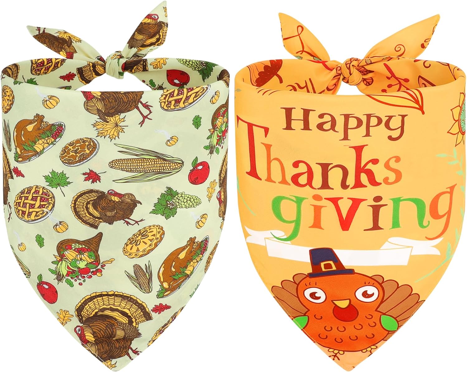 Vivifying 4th of July Dog Bandana, 2 Pack Triangle Pet Scarves with Double-Sided Independence Day Designs, Polyester Memorial Day Pet Bibs for Small, Medium & Large Dogs (Large, American Flag & Star) - Image 11