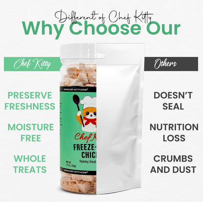 USA inspected premium freeze dried chicken treats for cats