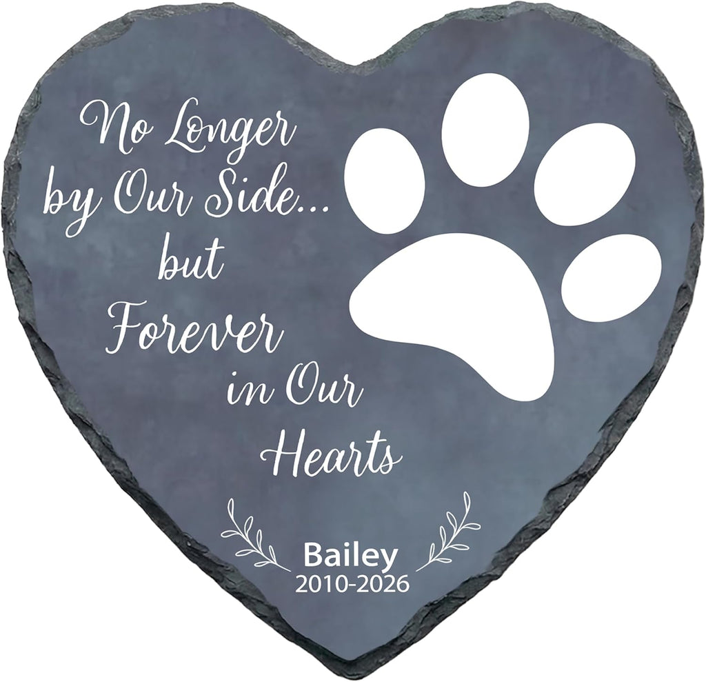 Personalized Cat Memorial Stone, Dog Cat Loss Memorial Gift, Loss of Cat Sympathy Gift, Memorial Plaque Pet Passing Away Gift (S-008) - Image 10