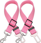 Elisel Elisel 2 Packs Adjustable Length Pet Dog Cat car seat Belt Pet seat Belt Pet Accessories for Dogs Cats and Pets (Black Pink) - Image 9