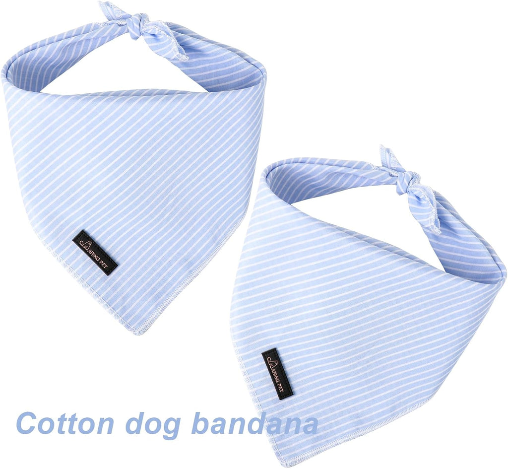 Lightweight cotton pet neckwear accessory suitable for large and small dogs