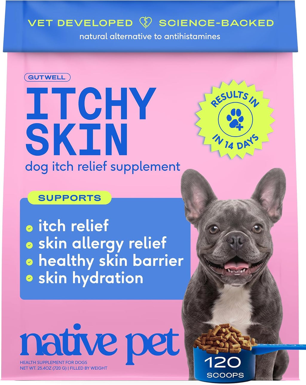 Native Pet Dog Allergy Chews - Dog Allergy Relief with Probiotics and Colostrum for Itchy Skin Relief to Support Seasonal Allergy and Healthy Immune System - All Natural Anti-Histamine - 30 Chews - Image 12