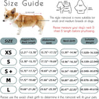 Luccalily medium size dog monsoon rain gear close up details