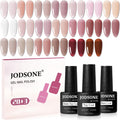 Jodsone 23 Pieces Gel Nail Polish Set front view showing bottles and packaging