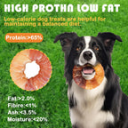 High protein low fat long lasting dog snacks for dental health training.