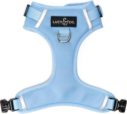 Lucy And Co. Denim No-Pull Dog Harness small front view