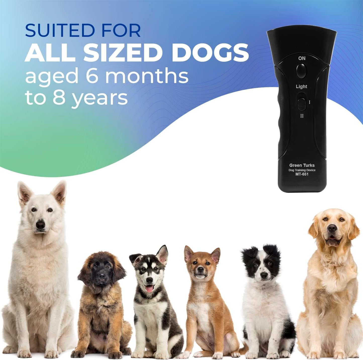 Petgentle bark control device for indoor and outdoor use