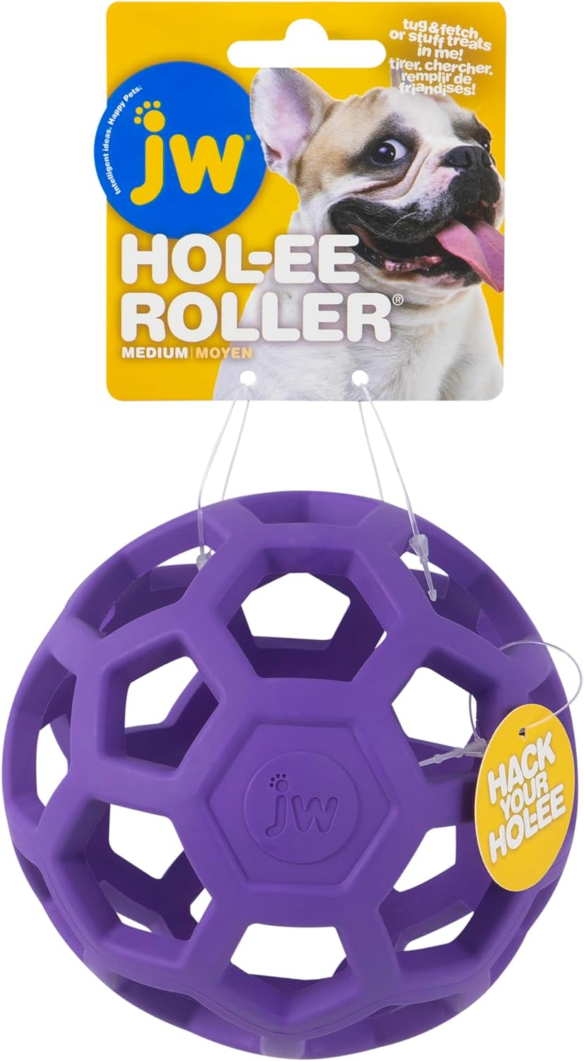 Assorted colors of JW Pet Hol-ee Roller dog toys