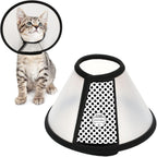 Depets adjustable recovery pet cone front view