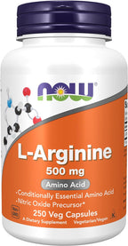 NOW Foods Supplements, L-Arginine 500 mg, Nitric Oxide Precursor*, Amino Acid, 100 Veg Capsules - Image 9