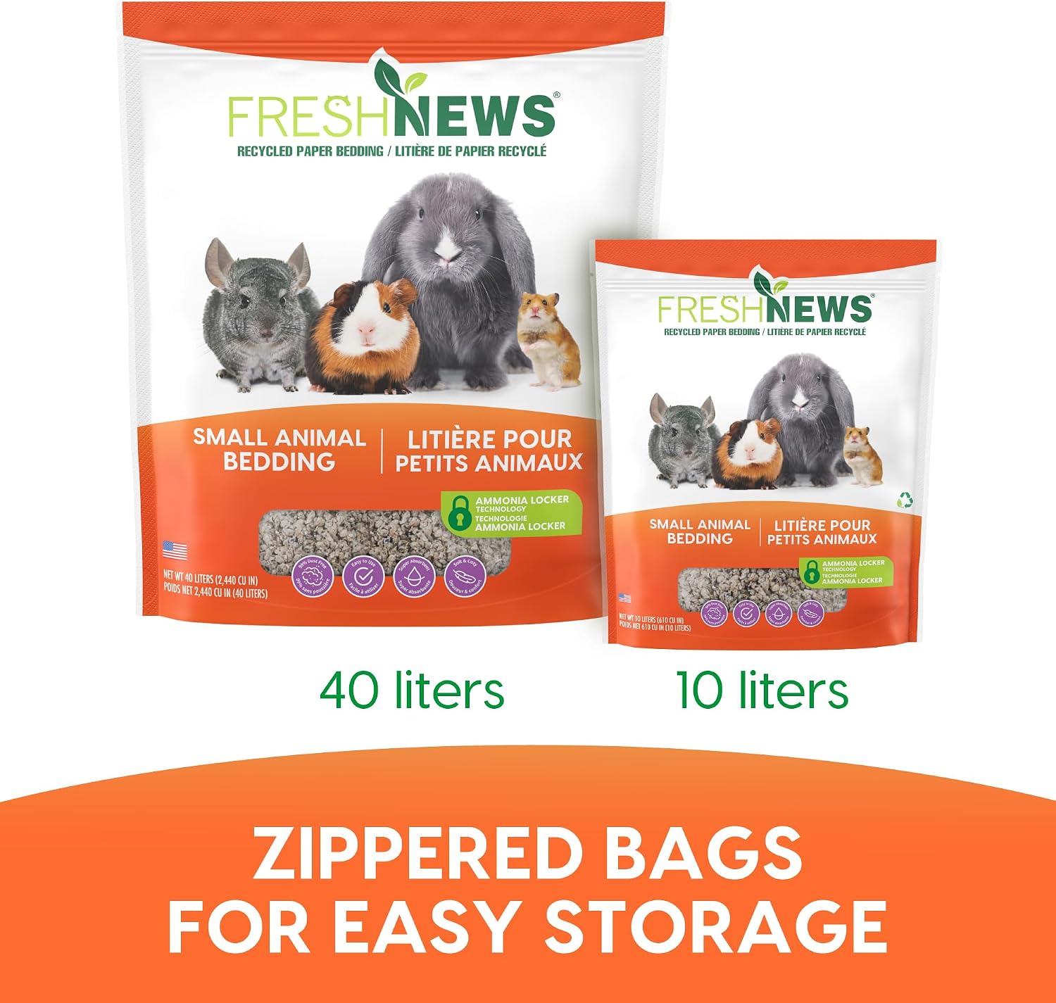 Fresh News 40 Liter bag size comparison