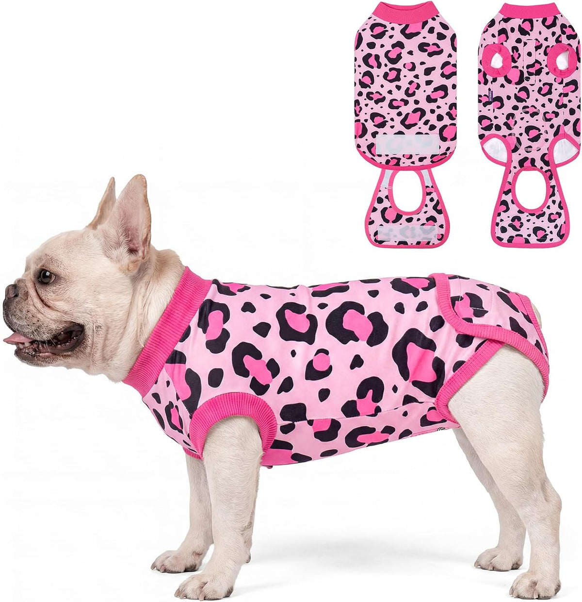 cyeollo Recovery Suit for Dogs Surgery Suit Female Spay Soft Pet Onesie Bodysuit Male Dog Neuter, Small Dogs Surgical Recovery Shirt, Yellow Duck, M - Image 11