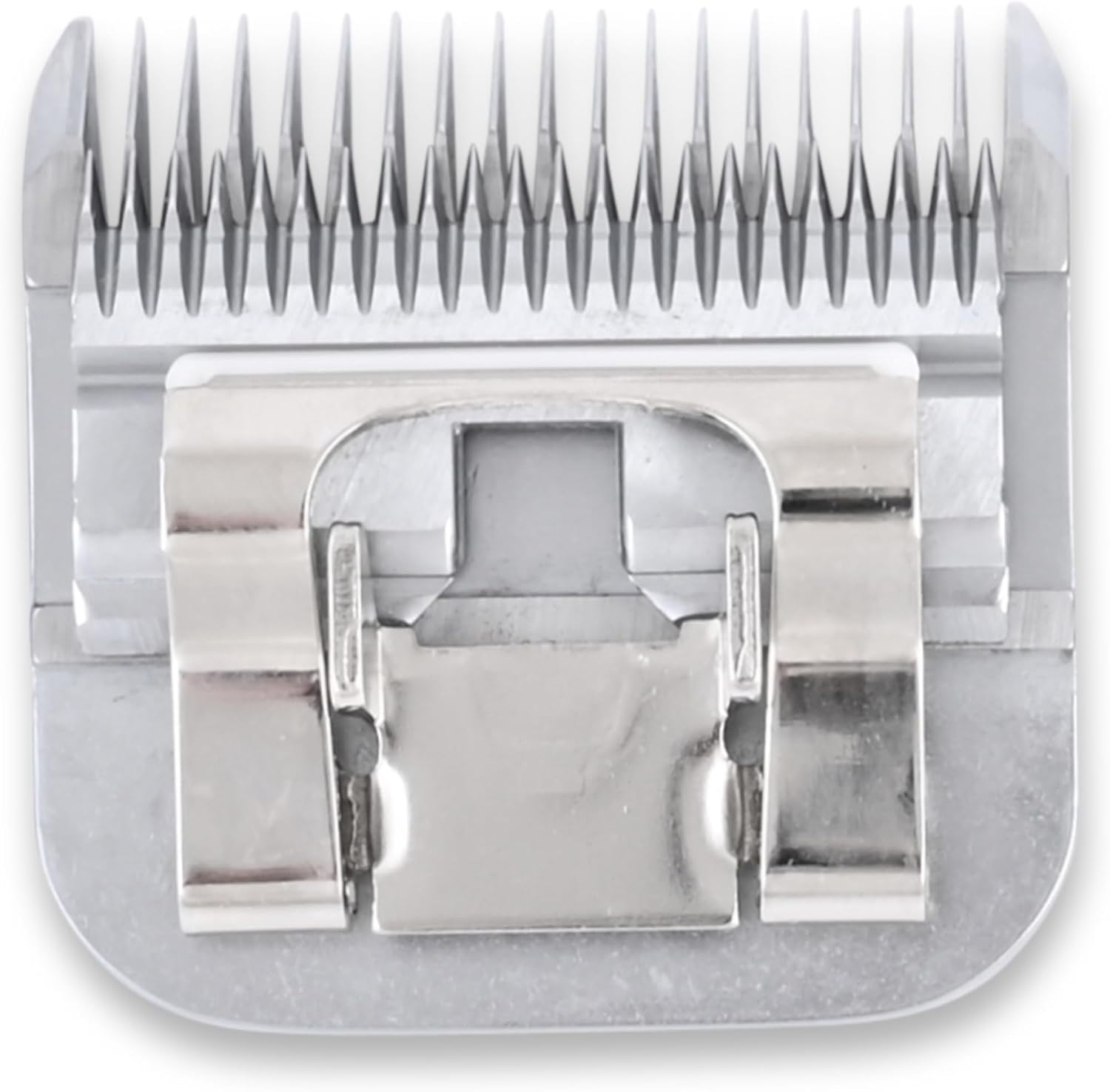 Premium imported Geib 5F detachable dog clipper blade displaying the one fourth inch cut length profile.