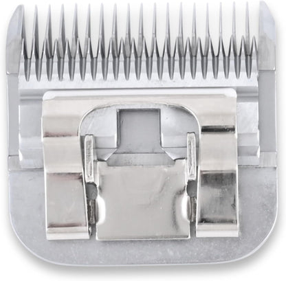 Premium imported Geib 5F detachable dog clipper blade displaying the one fourth inch cut length profile.