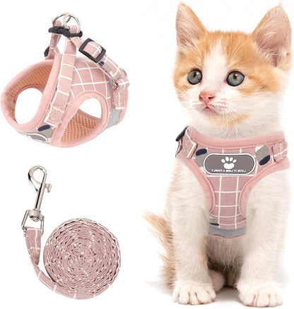 Cat & Dog Vest Harness - All Weather Mesh, Reflective Strap, Step-in Adjustable for Small Cats & Dogs (Red, XS) - Image 11