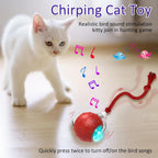 Giociv automatic cat toy ball with USB charging port view