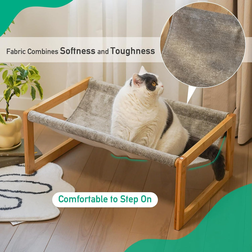 Kiplant bamboo pet furniture showing large hammock surface