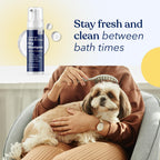 Honest Paws foaming pet cleanser bottle showcasing the authentic oatmeal and lavender ingredients