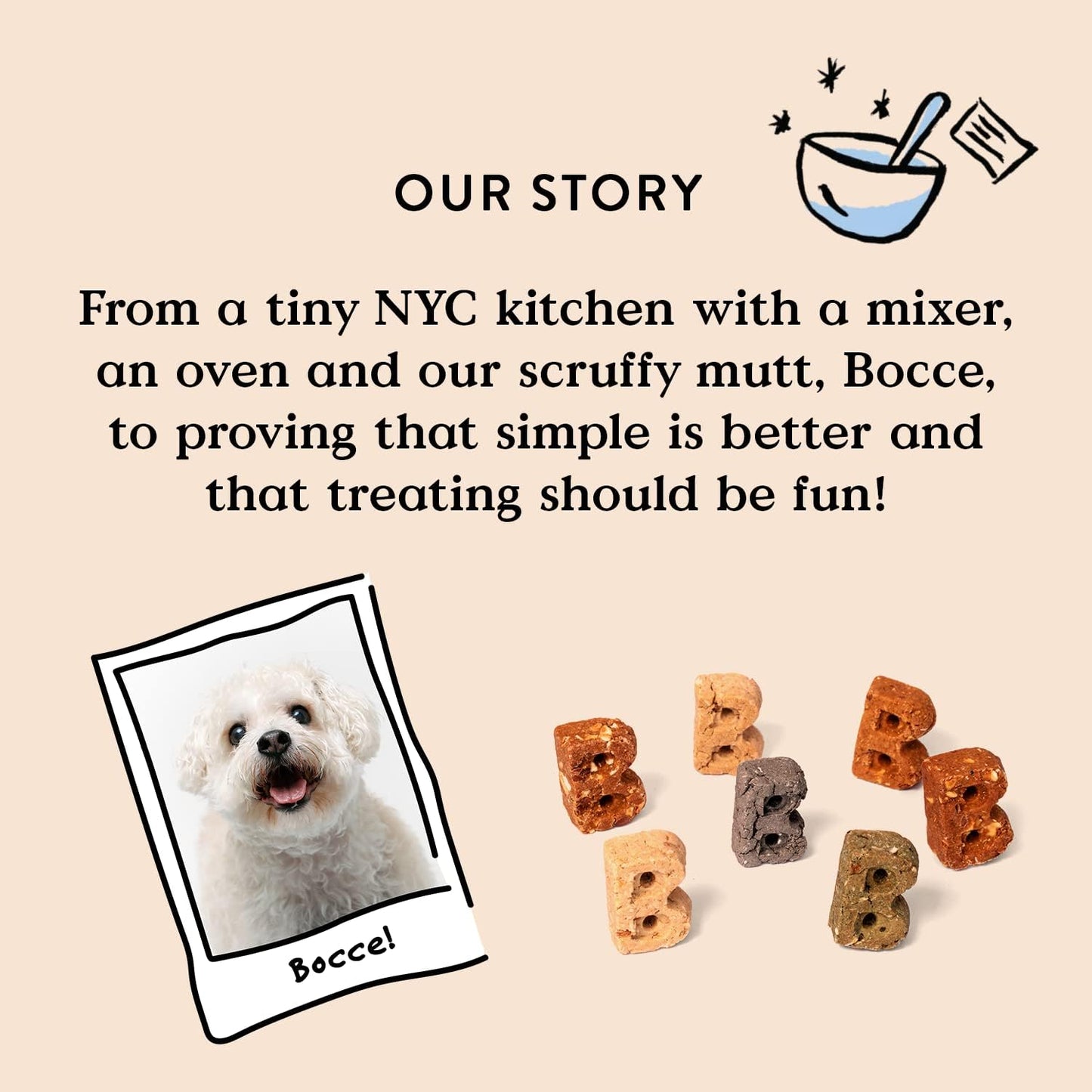 Bocce's Bakery imported USA dog treats for sensitive stomachs