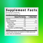 Benefiber assorted fruit flavor supplement container side shot