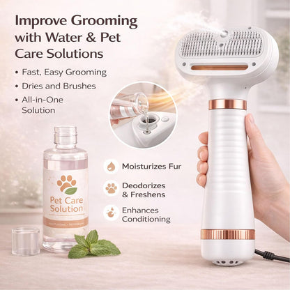 Self-cleaning feature of the Lumutata pet grooming tool