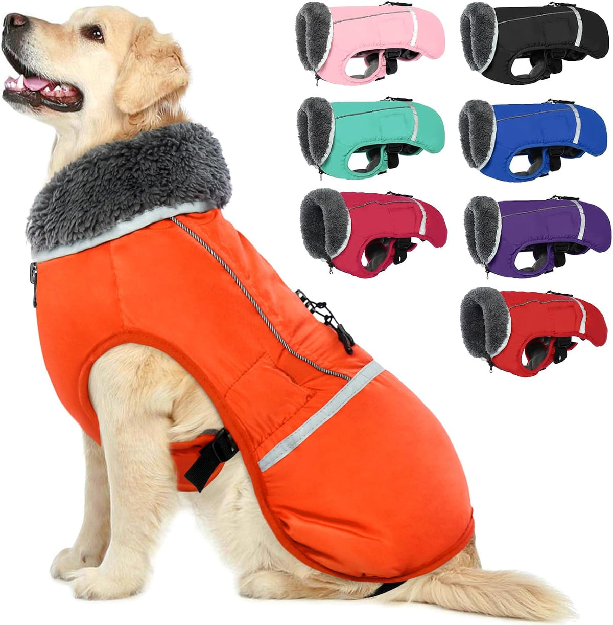 Qbleev waterproof dog coat for outdoor activities
