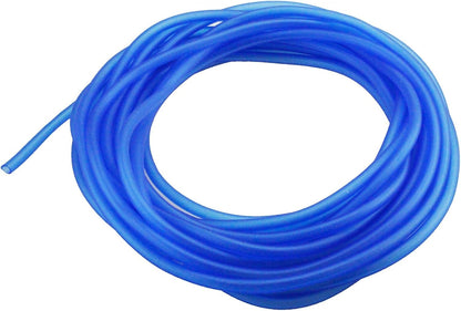 Aquaneat clear non toxic flexible tubing coiled for retail packaging display