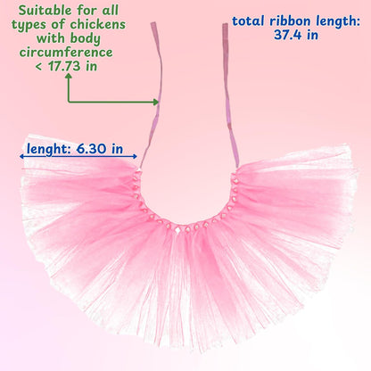 Miniature feather chicken hat with sparkling rose headpiece accessory close up.