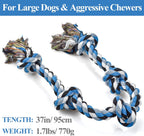 Extra large three feet five knot dog rope for large breed tug of war
