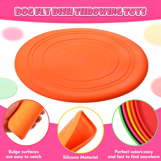 Close up of soft silicone texture of Chivao dog flyer