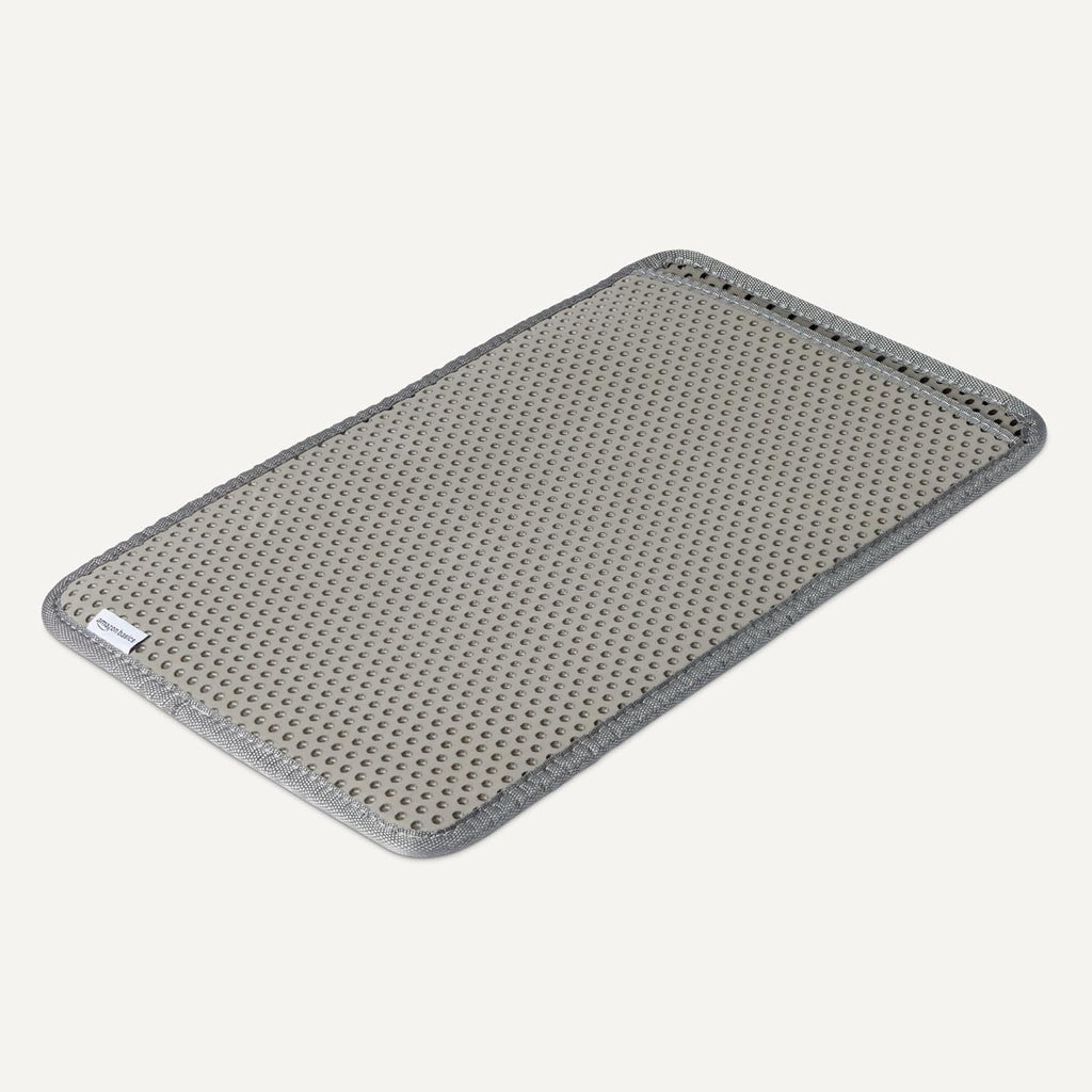 Durable EVA foam cat litter mat showing soft textured surface for sensitive paws