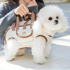 Gitekain small dog shoulder bag displaying breathable interior mesh panels